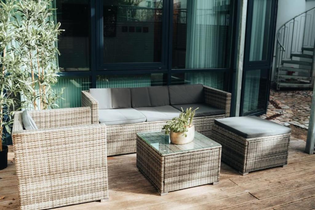 Lieblingsapartment No.10 Mit 2 Schlafzimmern Und Eigener Terrasse รอสต็อค ภายนอก รูปภาพ
